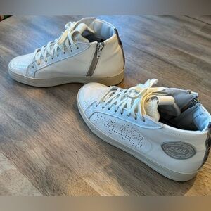 Women’s white P448 skate sneakers size 8.5 European size 39